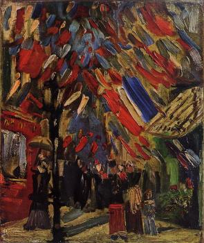 Vincent Van Gogh : The Fourteenth of July Celebration in Paris
